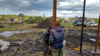 Заказать монтаж винтовых свай в Владикавказ - цена под ключ с доставкой от 1870 шт